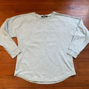 Miami Style light blue Jersey Shore back graphic long sleeve shirt SIZE M